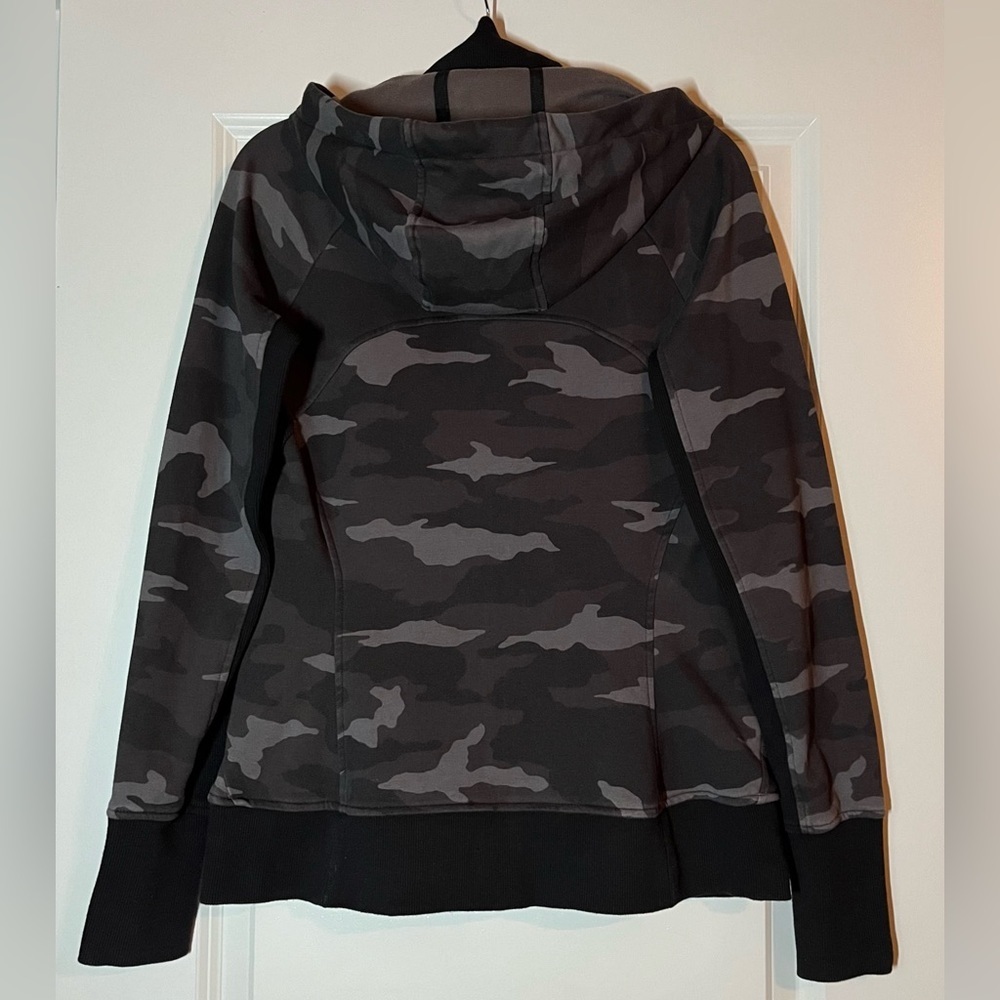 Athleta | Triumph Hoodie Camo Zip Up Jacket Size Small - Picture 3 of 8